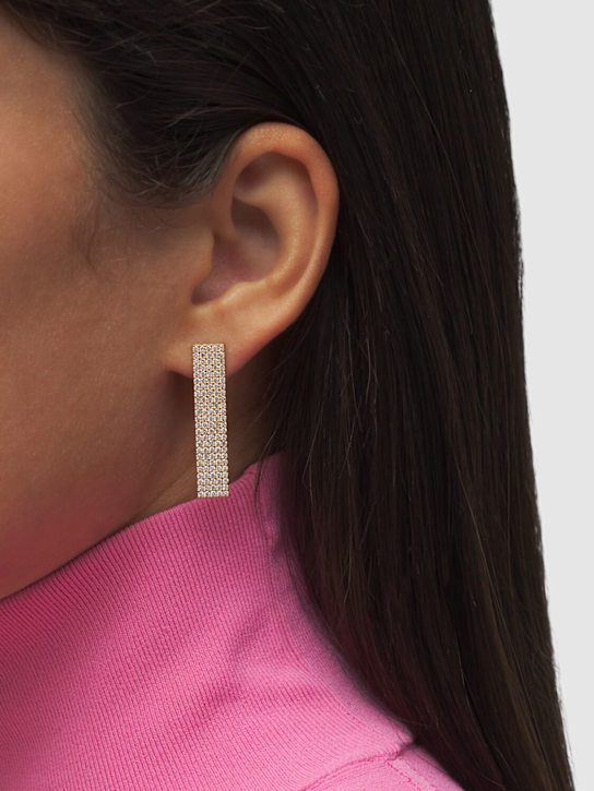 Long beach 18kt & diamond mono earring - Thumbnail 2