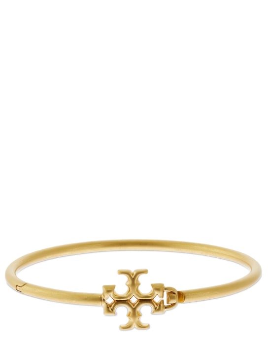Tory Burch: Kira hinged cuff bracelet - Gold - women_0 | Luisa Via Roma