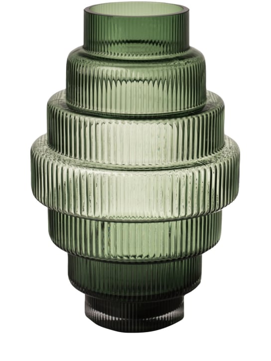 Polspotten: Steps Large Green vase - ecraft_0 | Luisa Via Roma