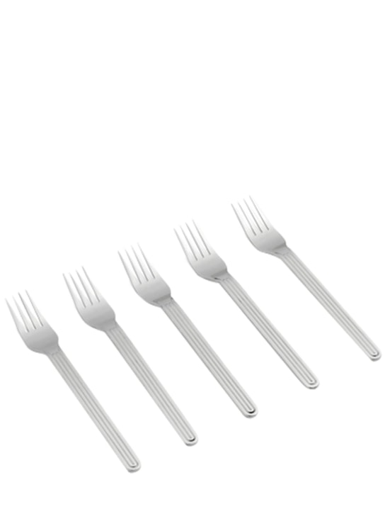 HAY: Set of 5 Sunday forks - Silver - ecraft_0 | Luisa Via Roma