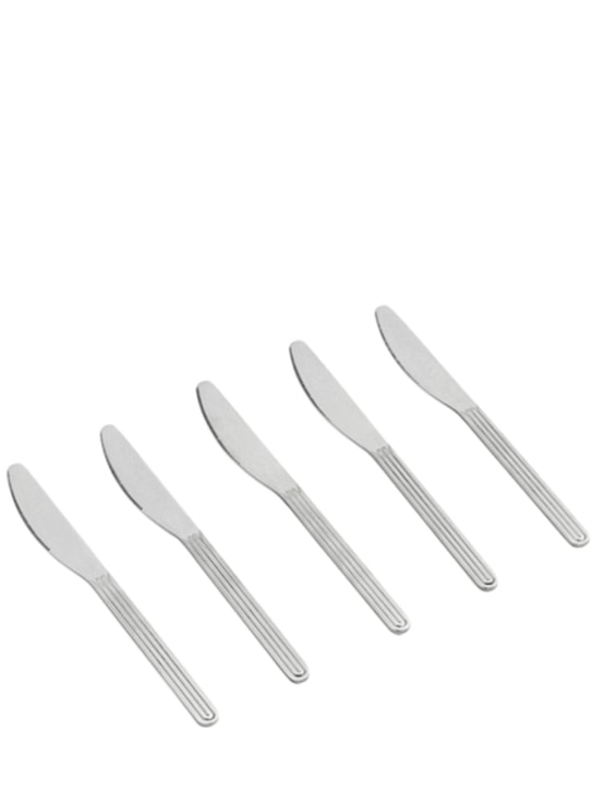 HAY: Set of 5 Sunday knives - Silver - ecraft_0 | Luisa Via Roma