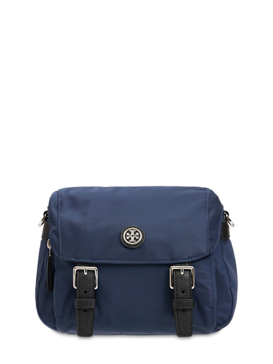 Tory Burch: Small recycled nylon messenger bag - women_0 | Luisa Via Roma