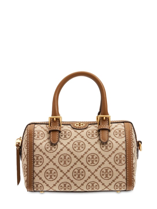 Tory Burch: Mini T Monogram duffle bag - women_0 | Luisa Via Roma