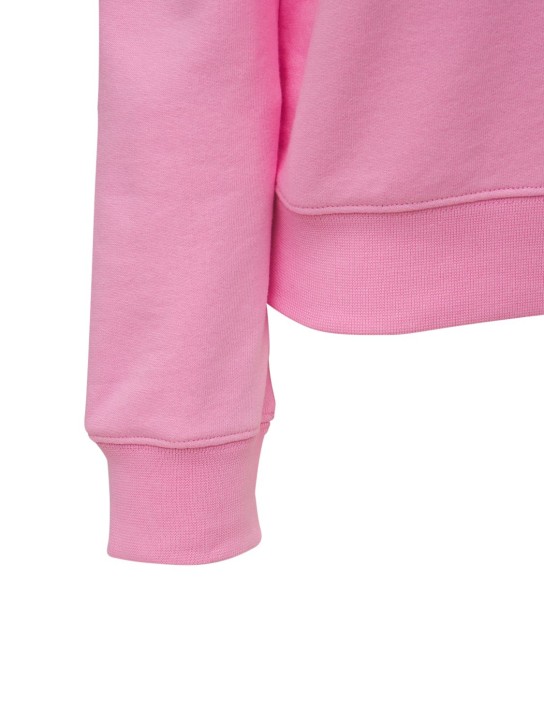 MSGM: Logo printed cotton sweatshirt - women_1 | Luisa Via Roma