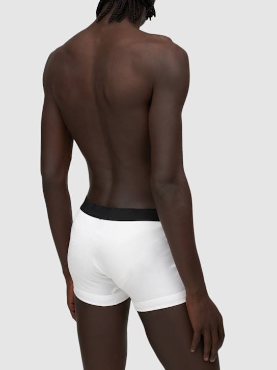 Tom Ford: Pack of 2 logo cotton boxer briefs - White - men_2 | Luisa Via Roma