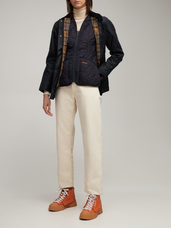 BARBOUR: Lady Betty quilted vest - Navy - women_1 | Luisa Via Roma