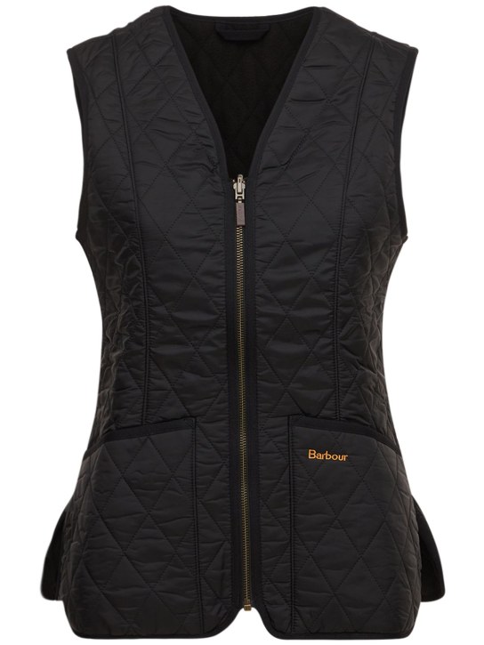 BARBOUR: Lady Betty quilted vest - Siyah - women_0 | Luisa Via Roma