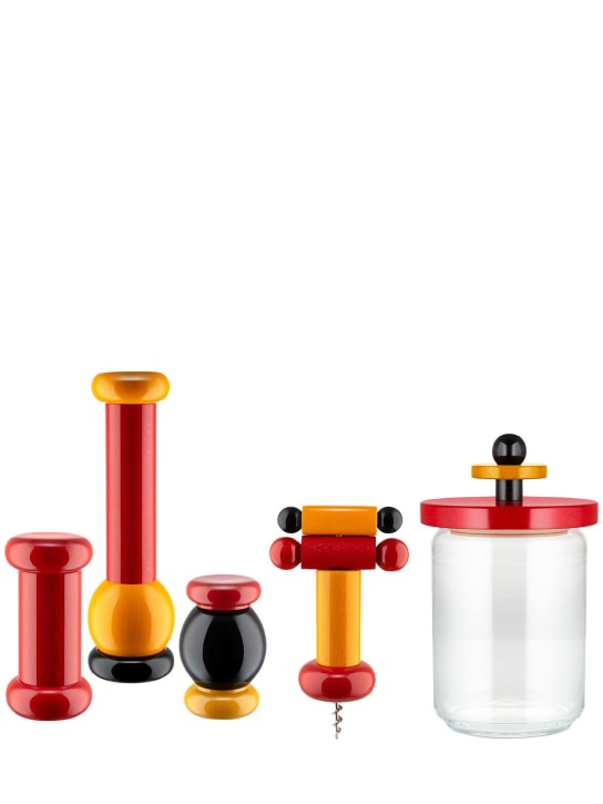 Alessi: Twergi corkscrew - Yellow/Red - ecraft_2 | Luisa Via Roma