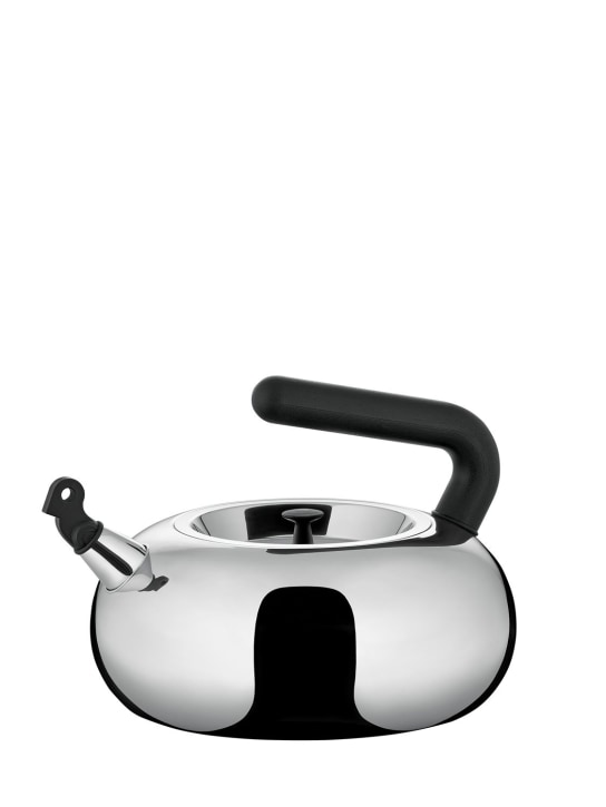 Alessi: Bulbul Castiglioni kettle - Silver - ecraft_0 | Luisa Via Roma
