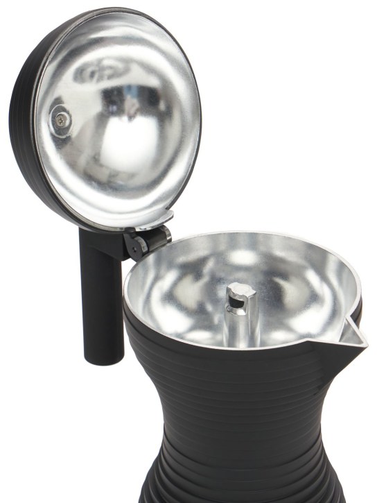Alessi: Caffettiera Pulcina 30cl - Nero - ecraft_3 | Luisa Via Roma