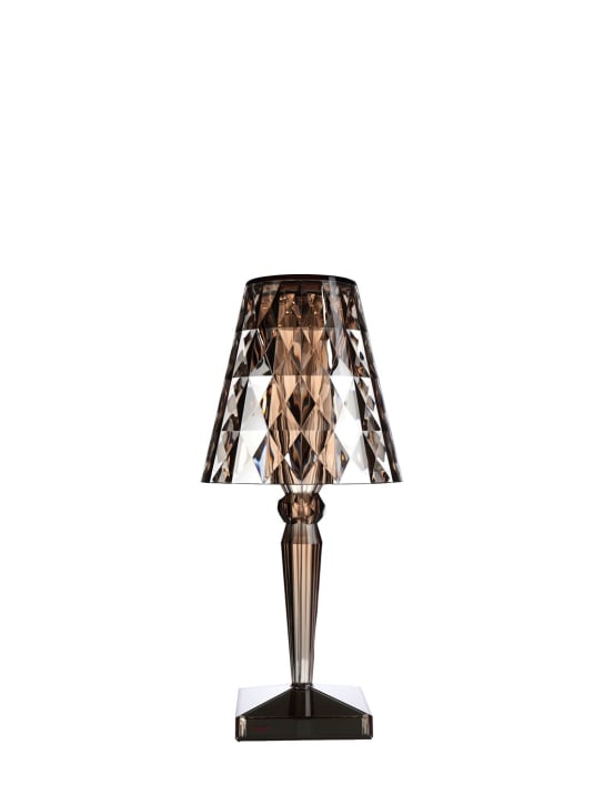 Kartell: Big battery table lamp - Brown - ecraft_0 | Luisa Via Roma