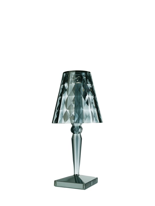 Kartell: Big battery table lamp - Blue - ecraft_2 | Luisa Via Roma