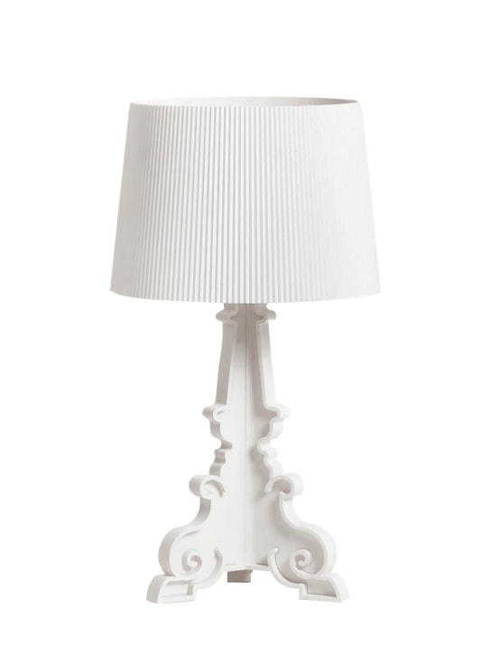 Kartell: Bourgie matte table lamp - White - ecraft_0 | Luisa Via Roma