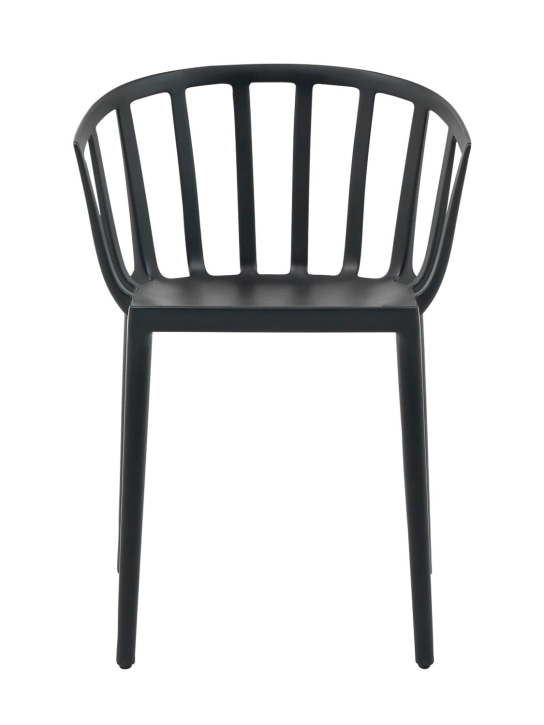 Kartell: Set of 2 Venice chairs - Nero - ecraft_0 | Luisa Via Roma
