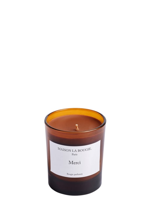 Maison La Bougie: 200克Merci scented candle香氛蜡烛 - 棕色 - ecraft_0 | Luisa Via Roma