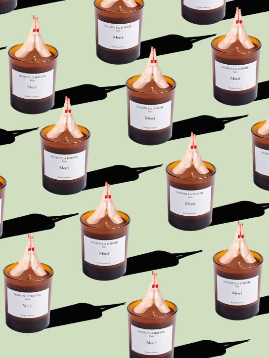 Maison La Bougie: 200克Merci scented candle香氛蜡烛 - 棕色 - ecraft_1 | Luisa Via Roma