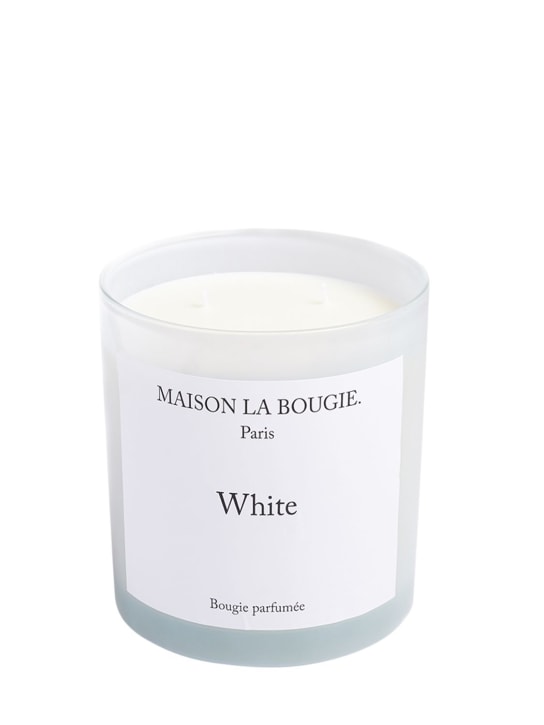 Maison La Bougie: Candela profumata White 1.4kg - Bianco - ecraft_0 | Luisa Via Roma
