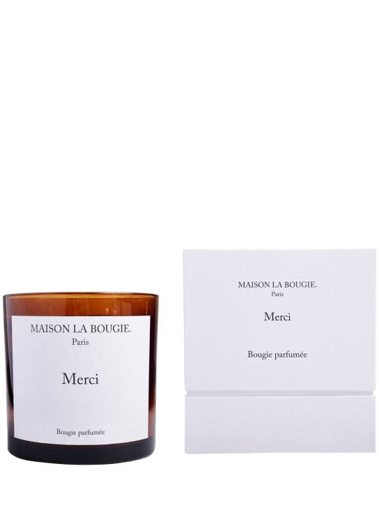 Maison La Bougie: 1.4kg Merci scented candle - Kahverengi - ecraft_1 | Luisa Via Roma