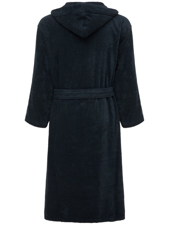 Roberto Cavalli: Gold New cotton bathrobe - Black - men_1 | Luisa Via Roma