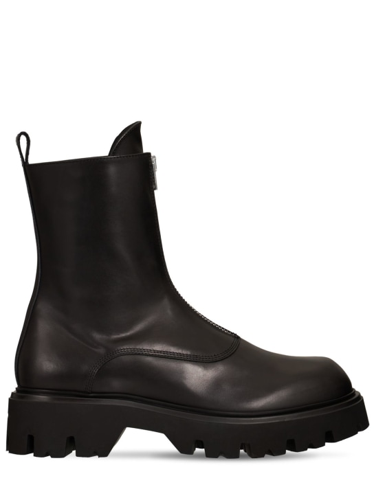 Dimitry leather zip boots - Mattia Capezzani - Men | Luisaviaroma