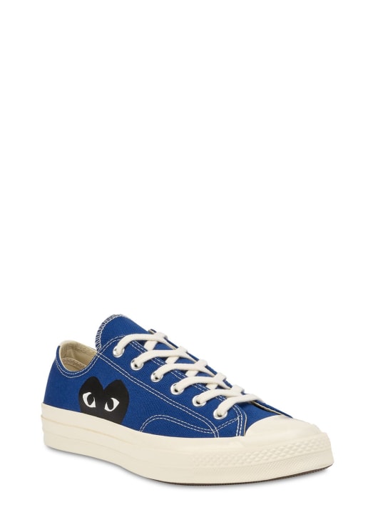 Comme des Garçons Play: Play Converse cotton low sneakers - women_1 | Luisa Via Roma