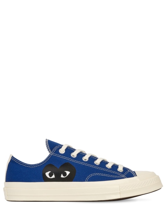 Comme des Garçons Play: Play Converse cotton low sneakers - women_0 | Luisa Via Roma