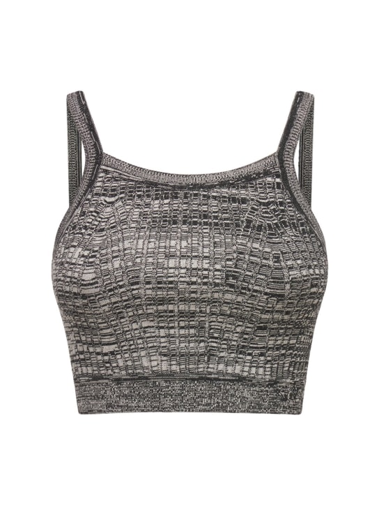 Live The Process: MARL KNIT BRALETTE - Motherofpearl/B - women_0 | Luisa Via Roma