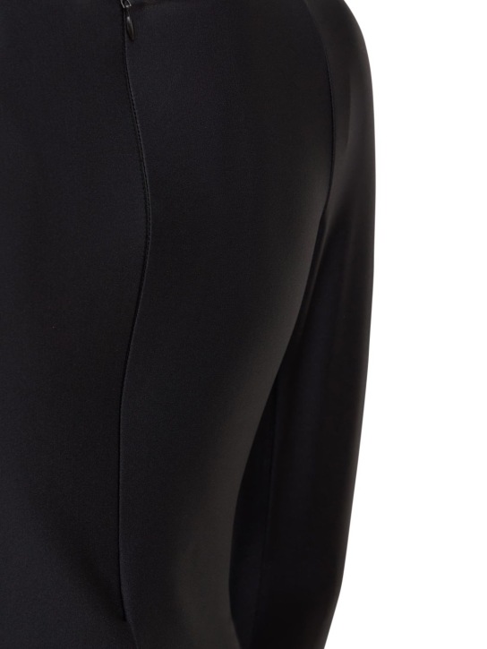 Coperni: Twisted cutout jersey mini dress - Black - women_6 | Luisa Via Roma