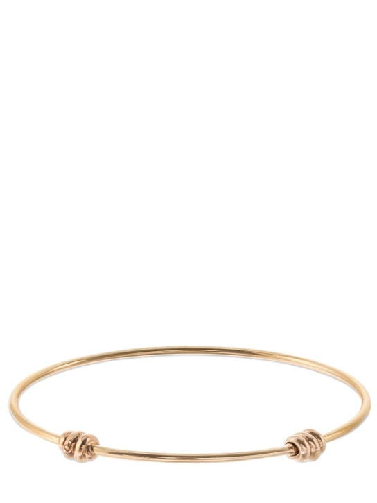DoDo: 9KT Rose gold Nodo bangle bracelet - Rose Gold - women_0 | Luisa Via Roma