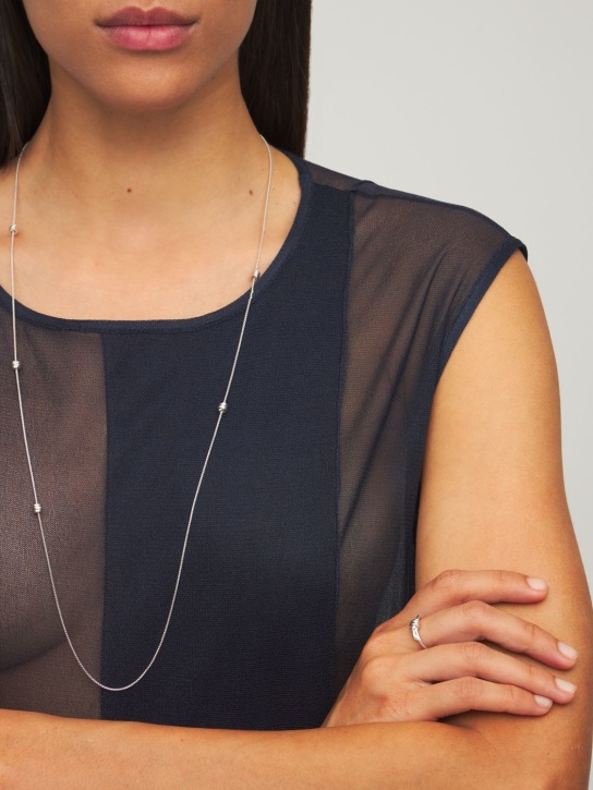 DoDo: Sterling Silver Nodo long necklace - Silver - women_1 | Luisa Via Roma