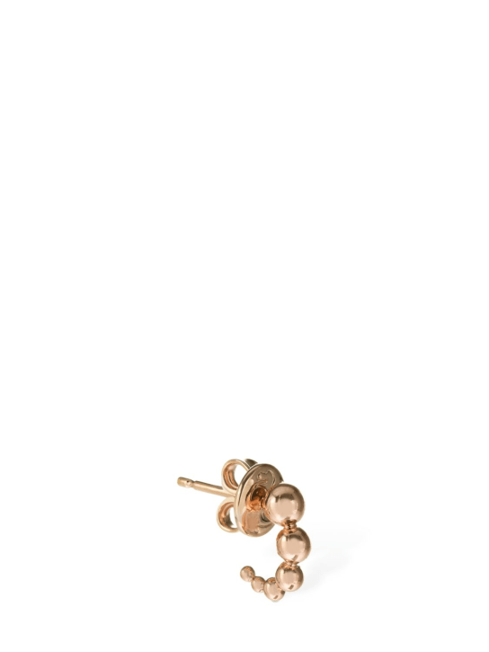DoDo: 9kt Rose gold Bollicine mono earring - Rose Gold - women_0 | Luisa Via Roma