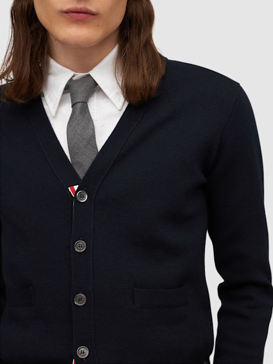 Thom Browne: Classic wool twill tie - men_1 | Luisa Via Roma