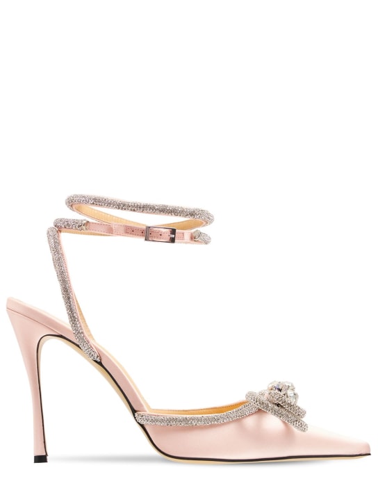 Mach & Mach: 110MM LVR EXCLUSIVE DOUBLE BOW PUMPS - Blush - women_0 | Luisa Via Roma