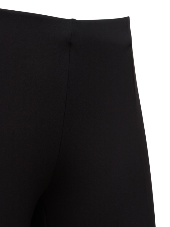 The Row: Thilde cropped jersey pants - Black - women_3 | Luisa Via Roma