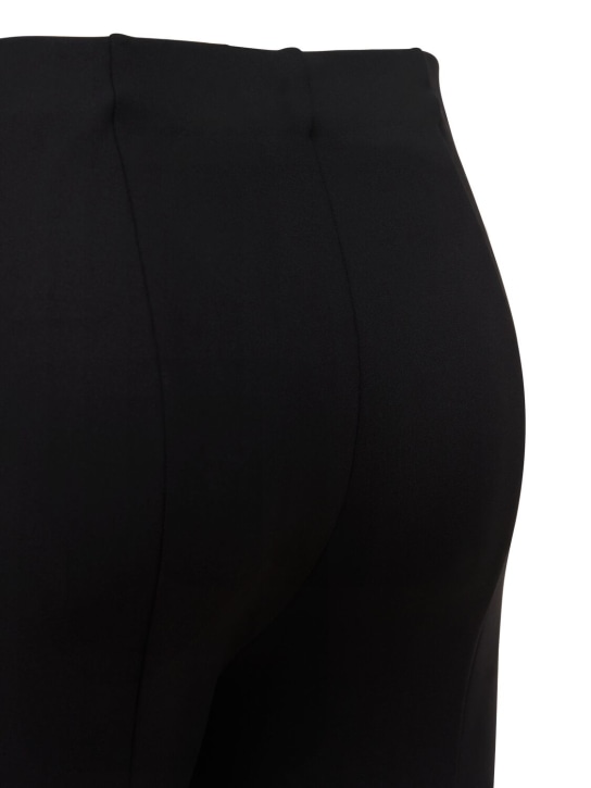 The Row: Thilde cropped jersey pants - Black - women_4 | Luisa Via Roma