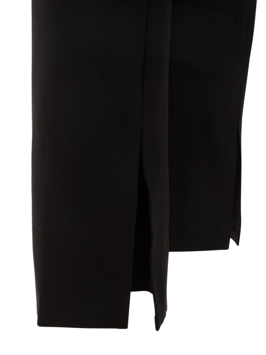 The Row: Thilde cropped jersey pants - Black - women_5 | Luisa Via Roma