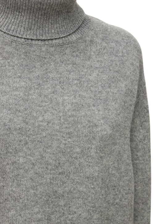 The Row: Stepny wool & cashmere knit sweater - Gri - women_1 | Luisa Via Roma
