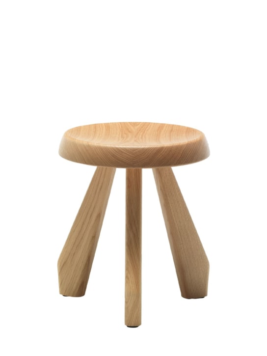 Cassina: Tabouret Méribel stool - Brown - ecraft_0 | Luisa Via Roma