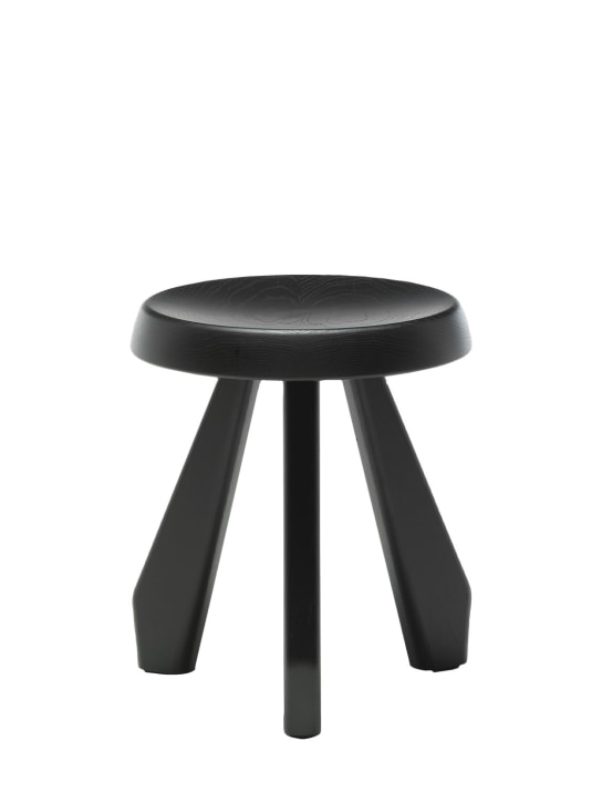 Cassina: Tabouret Méribel stool - Nero - ecraft_0 | Luisa Via Roma
