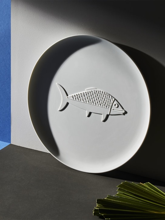 Cassina: Plateau Chandigarh Poisson - Blanc - ecraft_1 | Luisa Via Roma