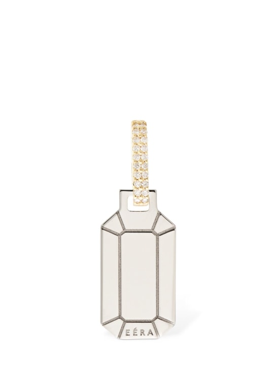 EÉRA: 18kt Gold-Mono-Ohrring mit Diamanten für LVR - Gold/Silber - women_0 | Luisa Via Roma