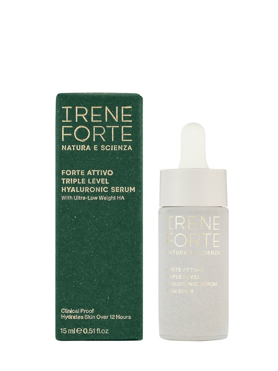 Irene Forte Skincare: Triple level hyaluronic serum 15ml - Transparente - beauty-women_1 | Luisa Via Roma
