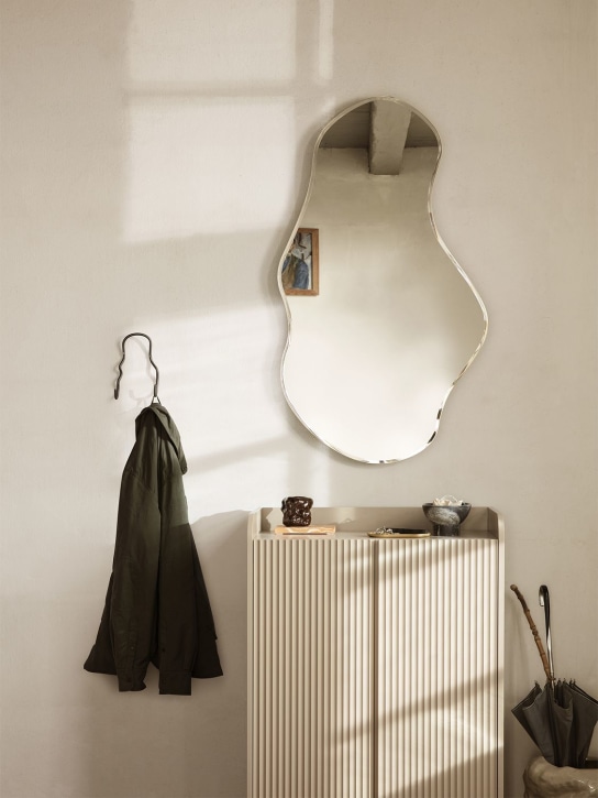 Ferm Living: Large Pond mirror - Silver - ecraft_1 | Luisa Via Roma