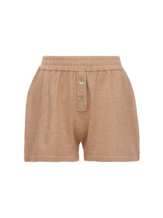Live The Process: Celeste boxer shorts - Sheep Skin - women_0 | Luisa Via Roma