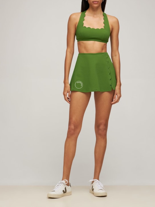 Marysia: Skort Steffi in techno stretch - Garden - women_1 | Luisa Via Roma