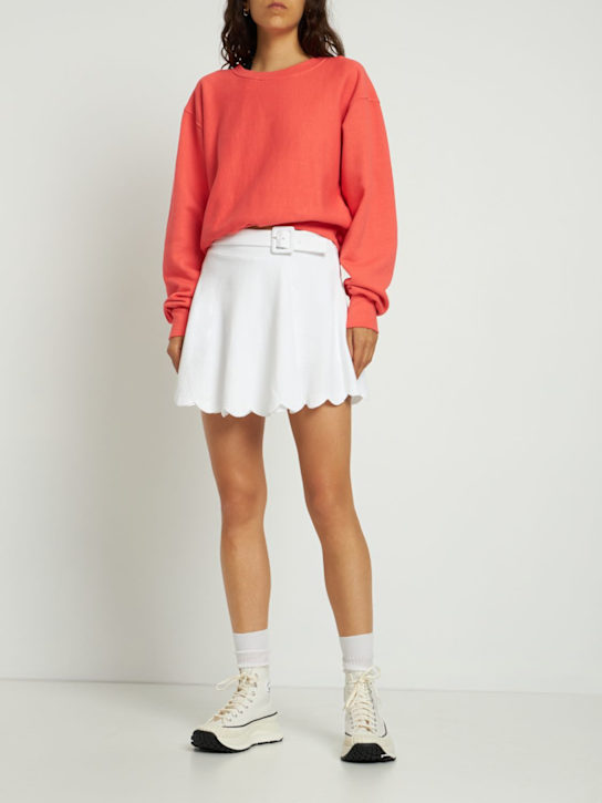 Marysia: Falda pantalón de techno stretch - Blanco - women_1 | Luisa Via Roma