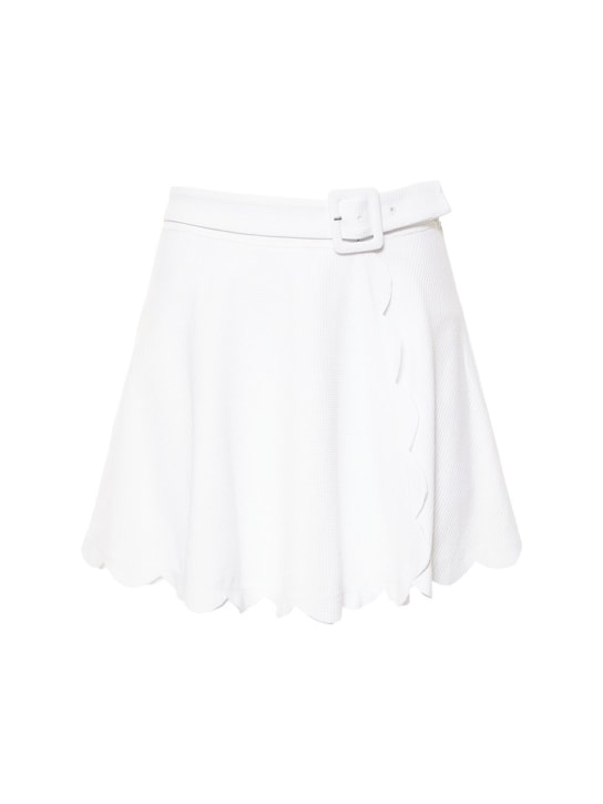 Marysia: Falda pantalón de techno stretch - Blanco - women_0 | Luisa Via Roma