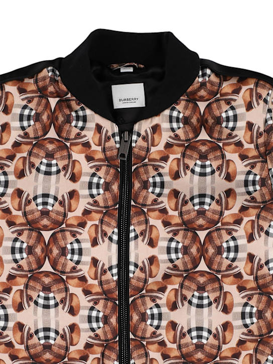 Burberry: BEDRUCKTES SWEATSHIRT AUS VISKOSE - Bunt - kids-girls_1 | Luisa Via Roma