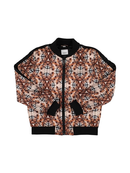 Burberry: BEDRUCKTES SWEATSHIRT AUS VISKOSE - Bunt - kids-girls_0 | Luisa Via Roma