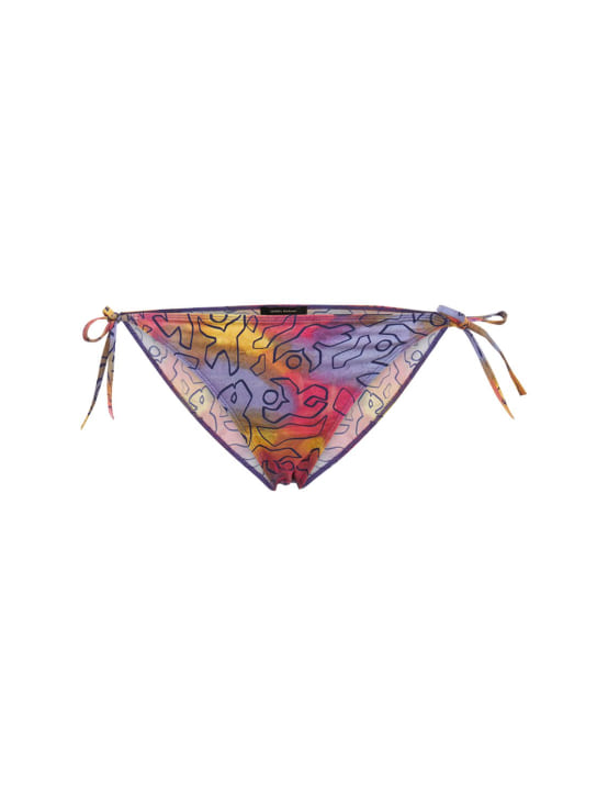 Isabel Marant: Stefs printed bikini bottoms - Yellow/Multi - women_0 | Luisa Via Roma